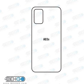 تصویر برچسب پشت گوشی سامسونگ Samsung A03S TPU Back Protector Samsung A03S