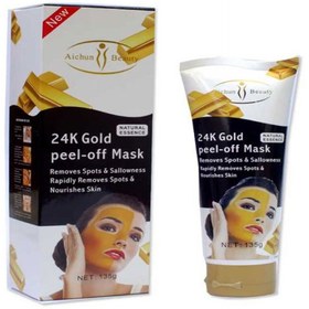 تصویر ماسک صورت طلا ایچون بیوتی ا Face mask gold aichun beauty Face mask gold aichun beauty