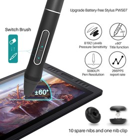 تصویر قلم نوری HUION KAMVAS Pro 20 با صفحه نمایش HUION Kamvas Pro 20 Drawing Monitor Pen