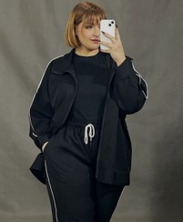 تصویر سویشرت و شلوار ورزشی مشکی کد 15944 