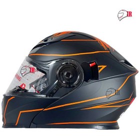 تصویر کلاه کاسکت فک متحرک ردلاین مدل ۹۳۹ NSN23 BLK-ORANGE 