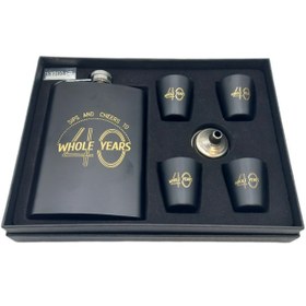 تصویر هیپفلاسک،قمقمه جیبی 4شات مدل 40 کد a530425 