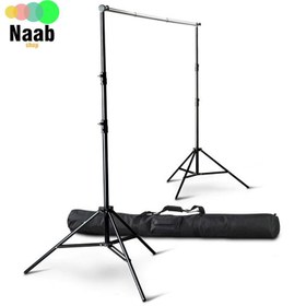 تصویر پایه فون پرتابل B904 Portable Background(میله 2 متری) +کیف قابل حمل و گیره 