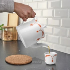 تصویر قوری نارنجی ایکیا 0.8 لیتر مدل IKEA GOKVÄLLÅ IKEA GOKVÄLLÅ Teapot orange 0.8 l