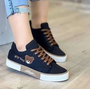 تصویر کفش کتانی زنانه ونس تدی مدل 7172 رنگ مشکی 