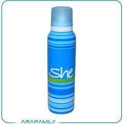 تصویر اسپری خوشبوکننده بدن زنانه شی مدل Cool حجم 150 میلی لیتر اسپری