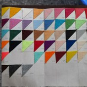 تصویر نمد دو میل رنگی کد 224 زغالی اسپرتی Two mil color felt