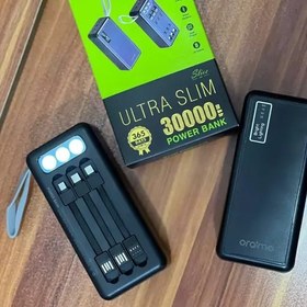 تصویر پاوربانک Oraimo اصلی 30000mla در بسته بندی شیک کیفیت بسیار عالی 