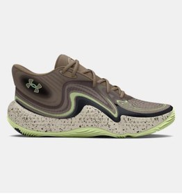 تصویر کفش بیرونی مردانه اورجینال آندر آرمور سبز Under Armour 3028338-200 UA Spawn 6 Mid CAMOGREEN 