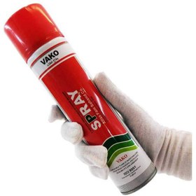 تصویر اسپری رنگ قرمز واکو حجم 300ml vako red spray paint - 300ml