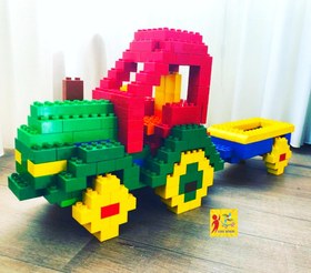 تصویر پک عمده لگو خانه سازی ایرانی 48قطعه 