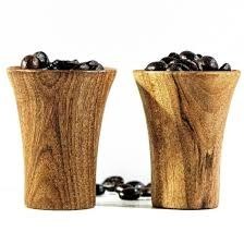 تصویر شات چوبی wooden cup