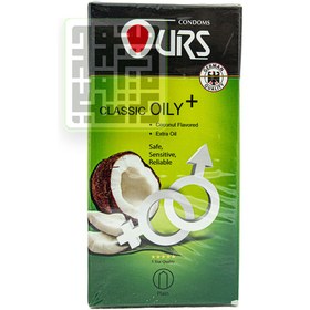 تصویر کاندوم اورز مدل Oily Plus بسته 12 عددی Ours Oily Plus Condom 12PCS