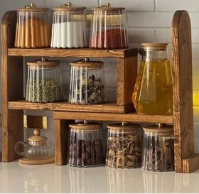 تصویر استند پازلی چوبی 