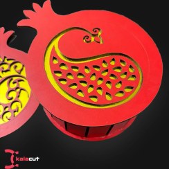 تصویر باکس یلدایی طرح انار مدل BY1 