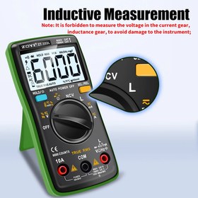 تصویر مولتی متر اتورنج زویی مدل ZOYI ZT-102L MULTIMETER