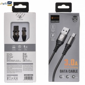 تصویر کابل تبدیل USB به microUSB لنیز مدل LC942-V طول 1 متر 