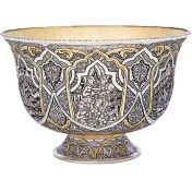 تصویر کاسه لاله قلم زنی استاد چاوشی 