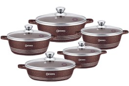 تصویر سرویس قابلمه 10پارچه دسینی مدل 9000 