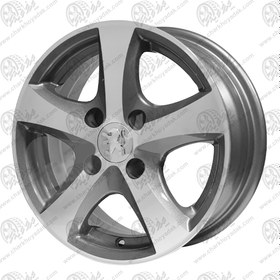 تصویر رینگ اسپرت سایز 14 کد 008 Wheel 14 Inch Code 008 smoky face