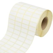 تصویر لیبل کاغذی تاپ لیبل چهار ردیف 10x20 10x20 4x Thermal Printer Paper Label