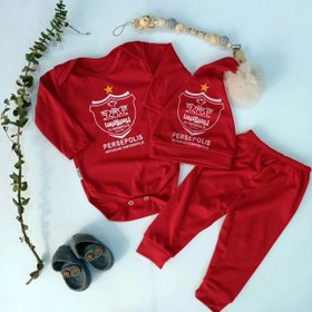 تصویر لباس ورزشی پرسپولیس سایز ۱ ت۳ نوزادی 