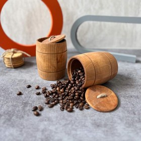 تصویر بانکه قهوه چوبی 