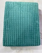 تصویر پتو هرم تک - آبی دریا برند merinos Single Pyramid Blanket - Aqua Sea