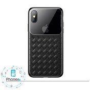 تصویر قاب گوشی مدل WIAPIPH65-BL01 Weaving case مناسب iPhone XS MAX برند Baseus 