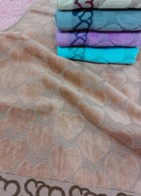 تصویر حوله دستی قلبی ۳۵ در ۷۰ 