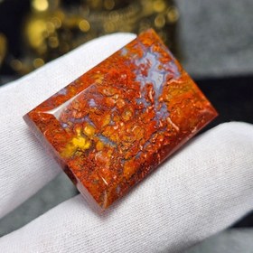 تصویر نگین درشت سنگ طبیعی عقیق شجر معدنی خراسانی کد 34794 