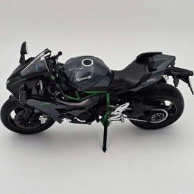 تصویر ماکت موتور کاوازاکی اچ تو kawasaki h2 