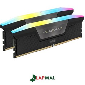 تصویر رم کورسیر مدل VENGEANCE RGB DDR5 64GB (32x2GB) CL32 6400Mhz ا RAM CORSAIR VENGEANCE RGB DDR5 64GB (32x2GB) CL32 6400Mhz RAM CORSAIR VENGEANCE RGB DDR5 64GB (32x2GB) CL32 6400Mhz