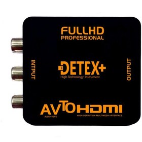 تصویر تبدیل AV به HDMI دتکس پلاس کد P98 