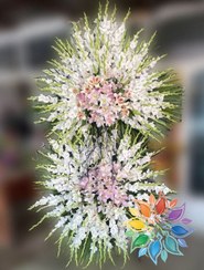 تصویر تاج گل ترحیم دو طبقه – کد 2038 