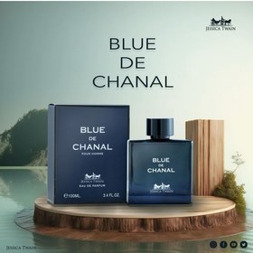 تصویر ادکلن بلو چنل BLUE DE CHANELL حجم 100 میل جسیکا تویین - 25 MADE IN FRANCE