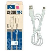 تصویر کابل شارژ و دیتا Type C 1 متری فست HY-C5 