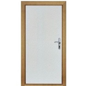 تصویر درب ضد آب حمام ای بی اس سفید چرم کد 1190 