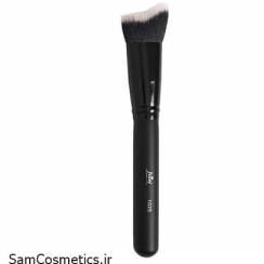 تصویر براش گونه سرکج طرحدار دسته مشکی مدل GBS 1025 جول Jewel Makeup Brush GBS1025