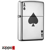 تصویر فندک زیپو اصل Zippo Simple Spade Design کد 24011 