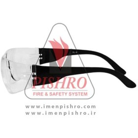 تصویر عینک ایمنی اپتیک مدل SL-B UV400 
