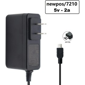 تصویر شارژر دستگاه کارتخوان NEWPOS7210 دارای سری شارژر 5 ولت 2 آمپر 