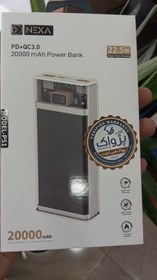 تصویر شارژر همراه Nexa PD 22.5W مدل P12B ظرفیت 20000mAh 