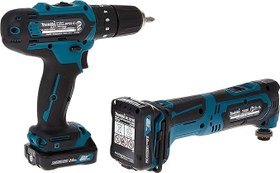 تصویر کیت ترکیبی دریل و چند ابزار کوبه ایCLX203AX4 ماکیتا Makita CLX203AX4 Percussion Driver Drill and Multi Tool Combo Kit