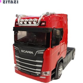 تصویر ماکت ماشین مدل کامیون Scania 