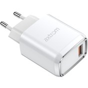 تصویر شارژر دیواری اکستروم مدل AWC18W-B توان 18 وات Axtrom AWC18W-B 18W Wall Charger