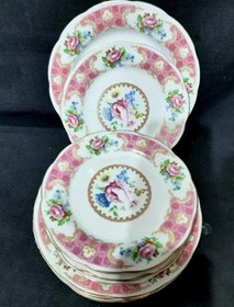 تصویر بشقاب شیرینی گل ترمه 