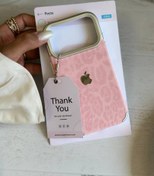 تصویر کاور گوشی موبایل آیفون 17 پرومکس iPhone17Promax طرح پلنگی Luxe Leopard رنگ صورتی 