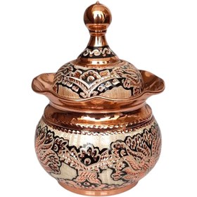 تصویر قندان نقره کوب 