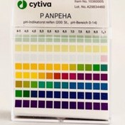 تصویر کاغذ Panpeha pH با دقت 0.5 محدوده 14-0 (کاغذ پی اچ پنپه ها) Panpeha pH Indicator Strips 0-14 